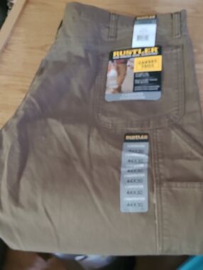 Rustler Men's Tan Carpenter Work Pants